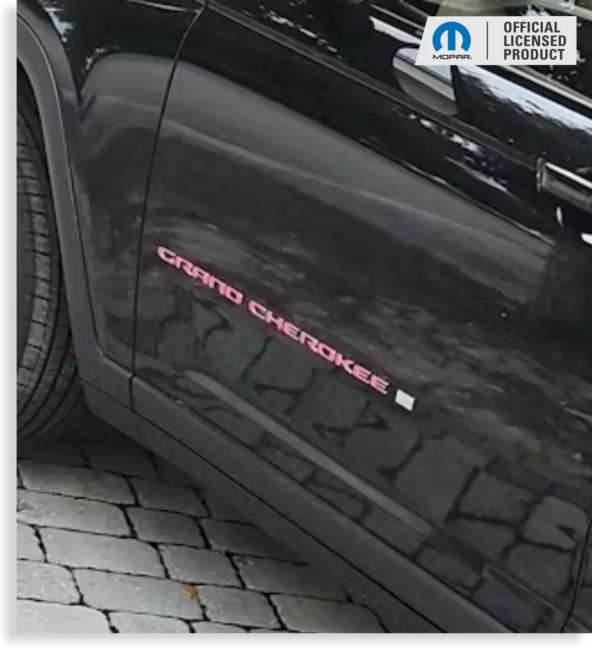 Door Emblem Overlay Decals  - 2022-2025 Grand Cherokee 1