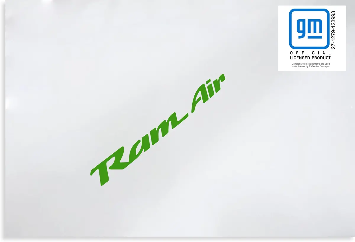 Ram Air  Decal - G8 1