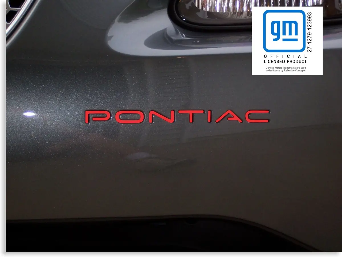 Front Inlay Lettering Decal - 04-08 Grand Prix 1