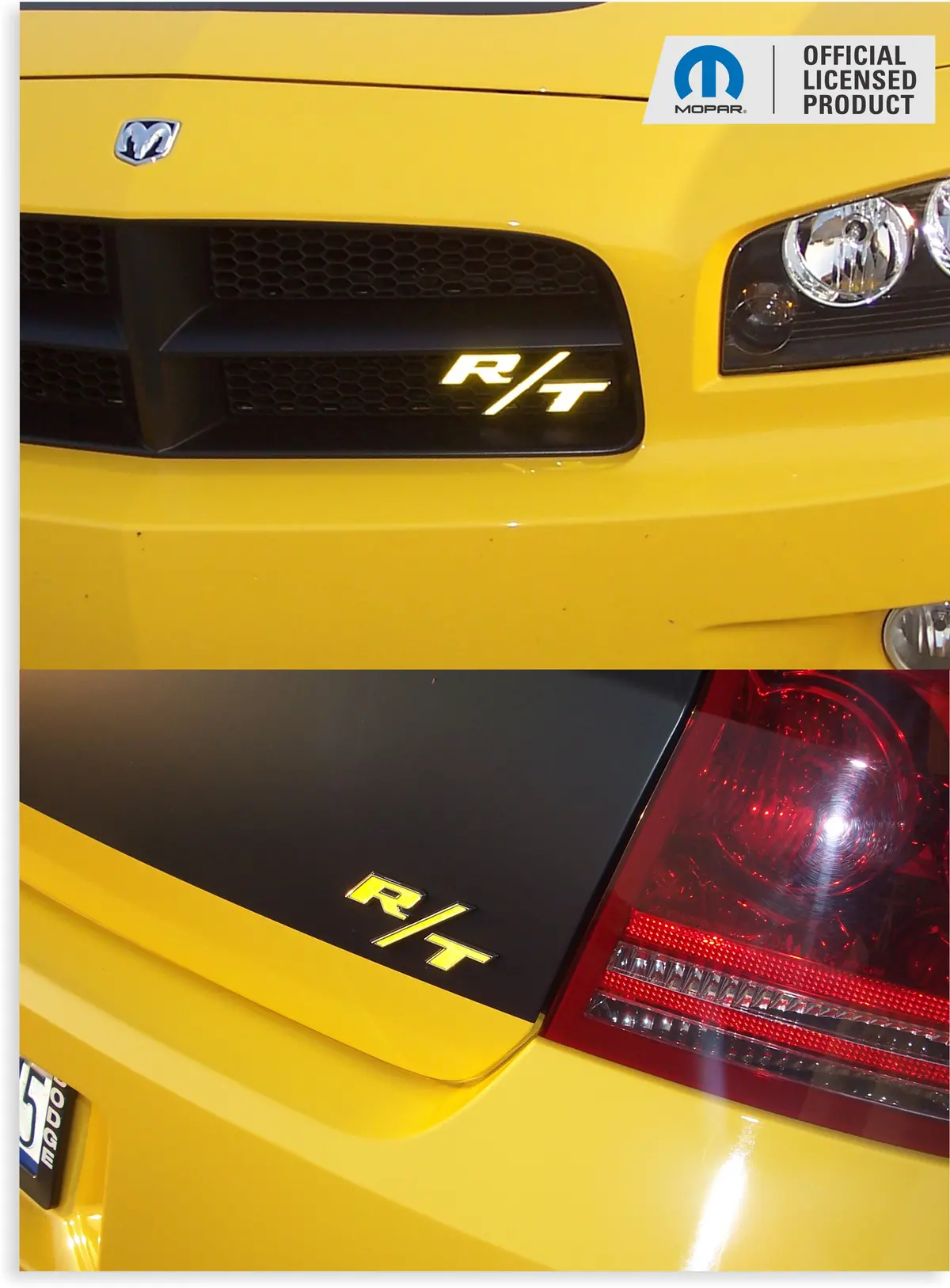 R/T Emblem Inlay Decals - 2006-2010 Charger Daytona R/T 1