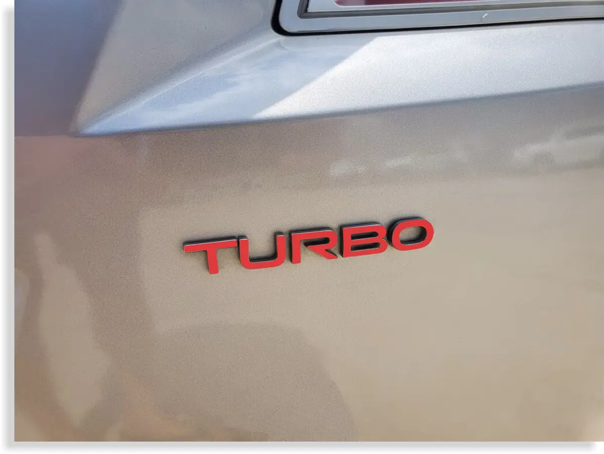 Turbo Emblem Overlay - 07-09 Saturn Sky 1