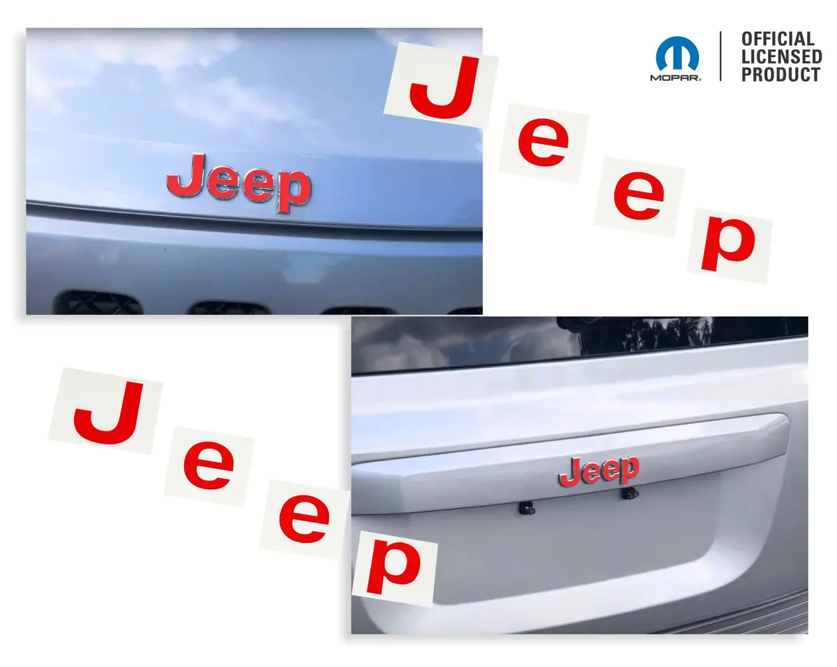 Jeep Emblem Overlay Decals   - 07-17 Jeep Patriot 1