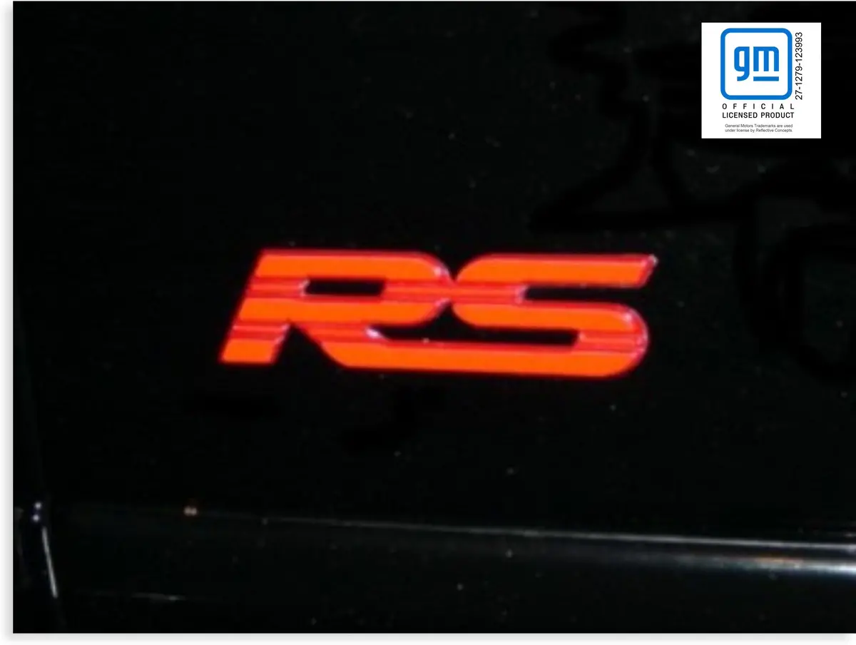Rs Badge Overlays (Set Of 3) - 93-02 Camaro Rs 1