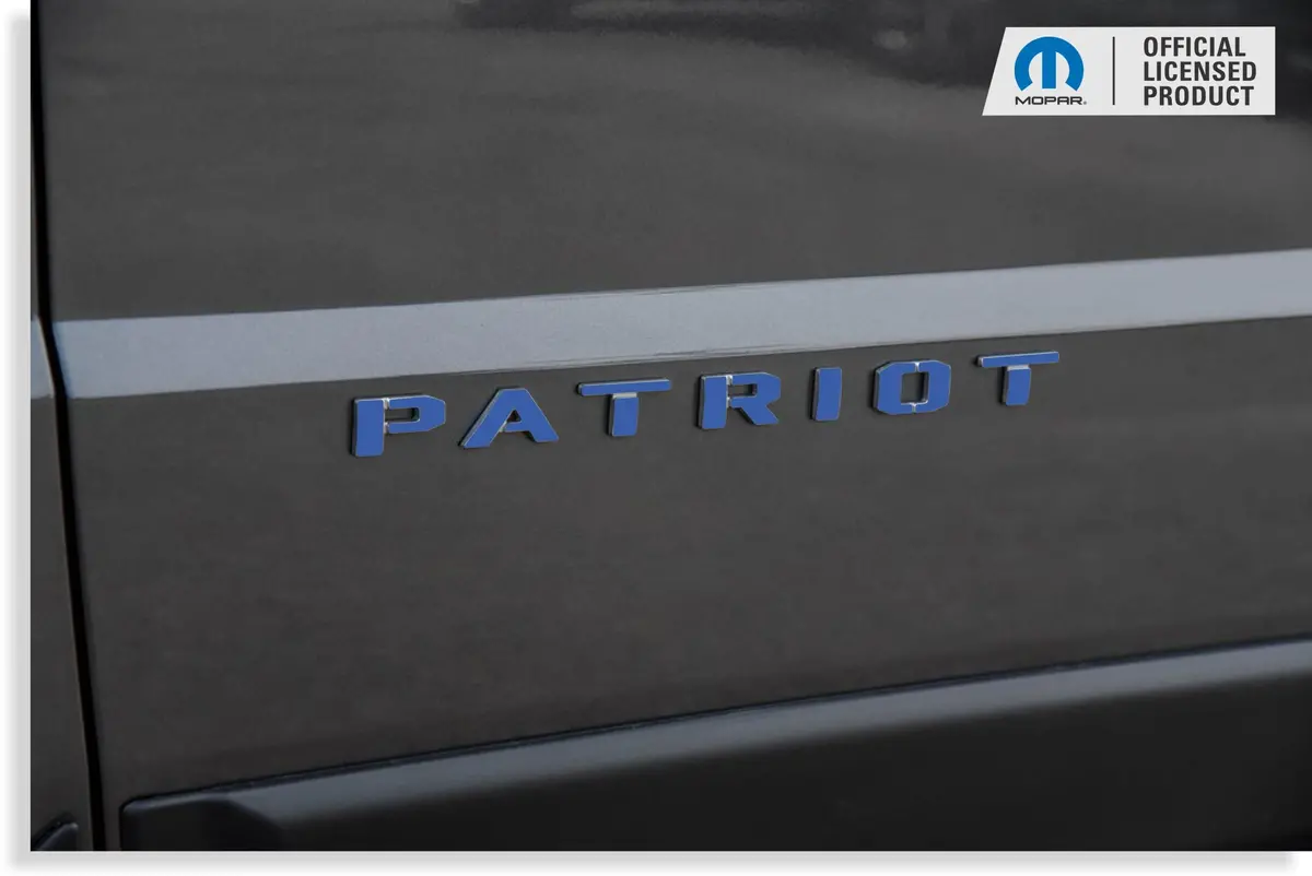 Patriot Door Emblem Overlay Decals   - 2011-2017 Jeep Patriot 1