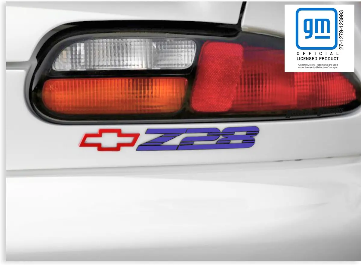 Z28 Badge Overlay Decals (Set Of 3) - 93-02 Camaro Z28 1