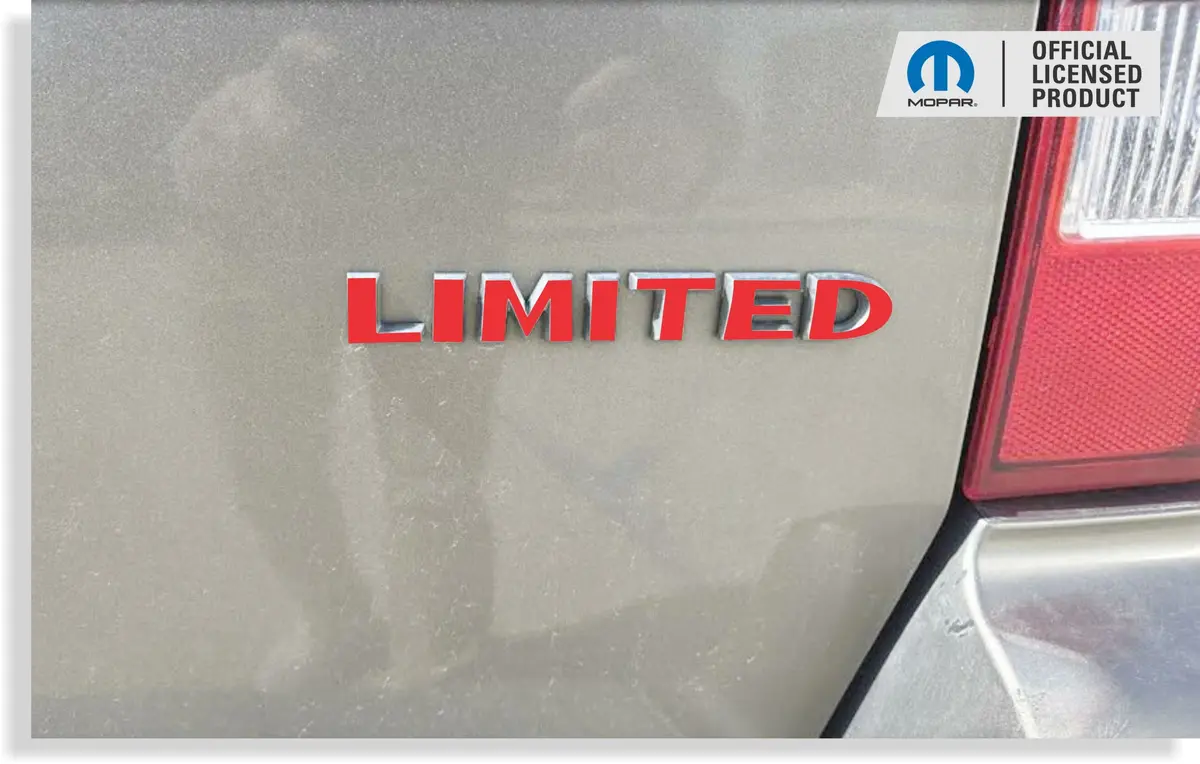 Limited Emblem Overlay Decal - 2007-2015 Jeep Compass 1