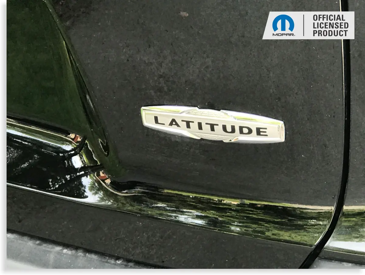Latitude Emblem Overlay Decal -Jeep Cherokee 14-21 1