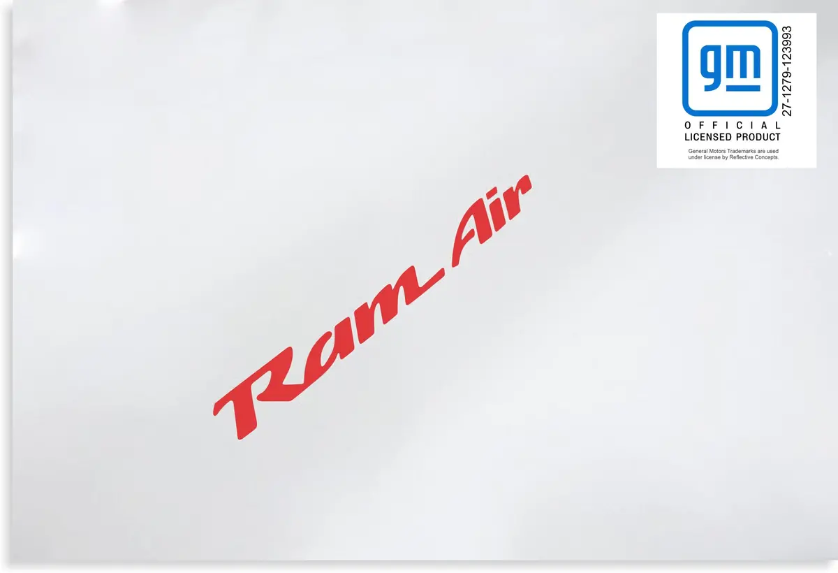 Ram Air Decal - Pontiac Firebird 1