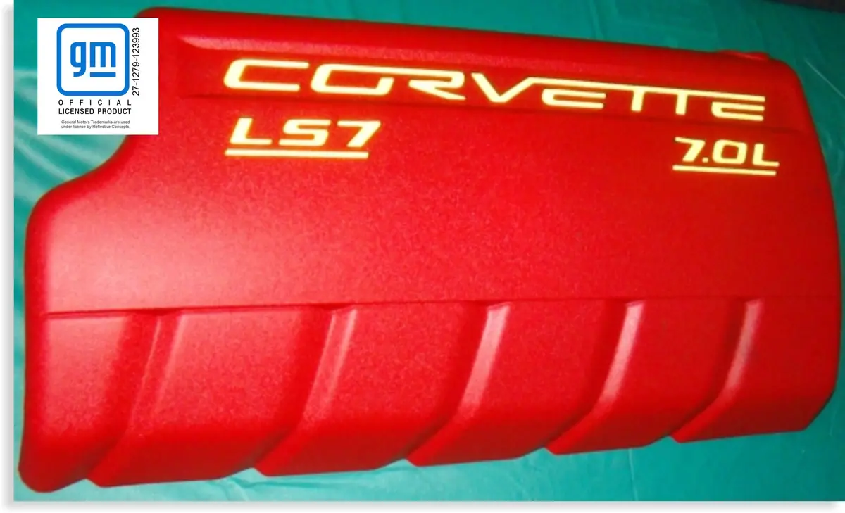 Ls7 Fuel Rail Lettering Decal Kit - C6 Corvette 1