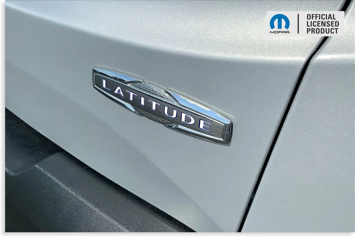 Latitude Emblem Inlay Decal - Jeep Renegade 15-22 1