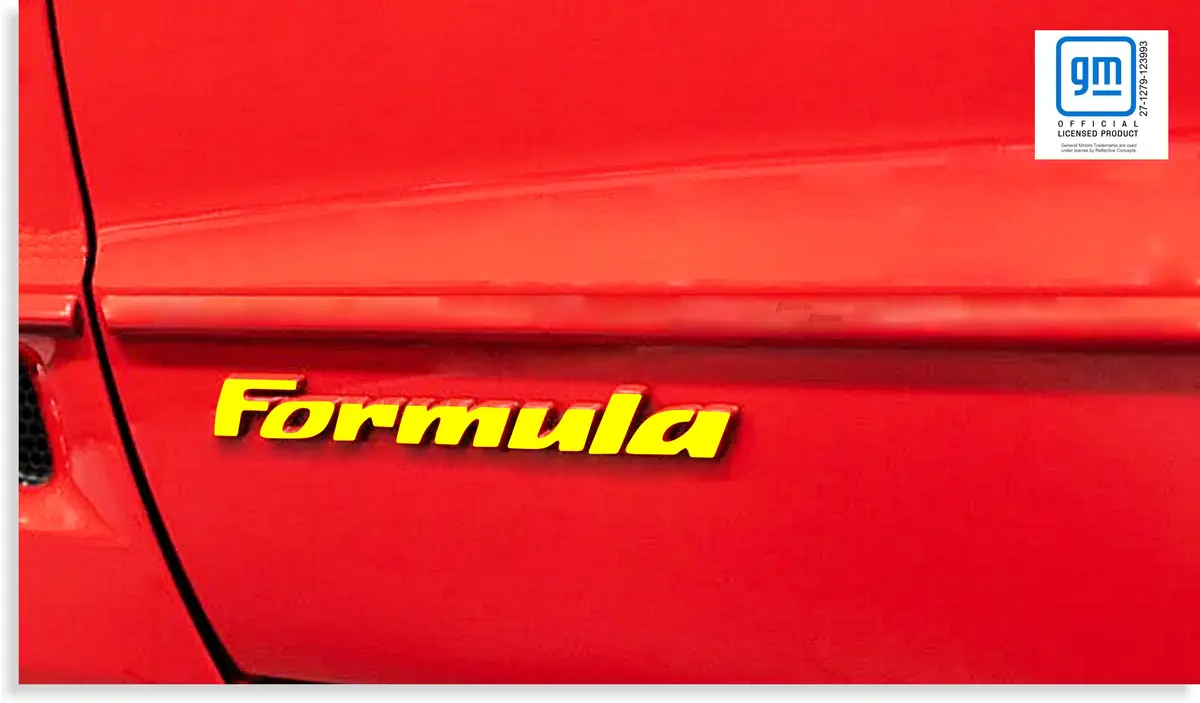 Formula Badge Overlay Decals - 98-02 Firebird Formula 1