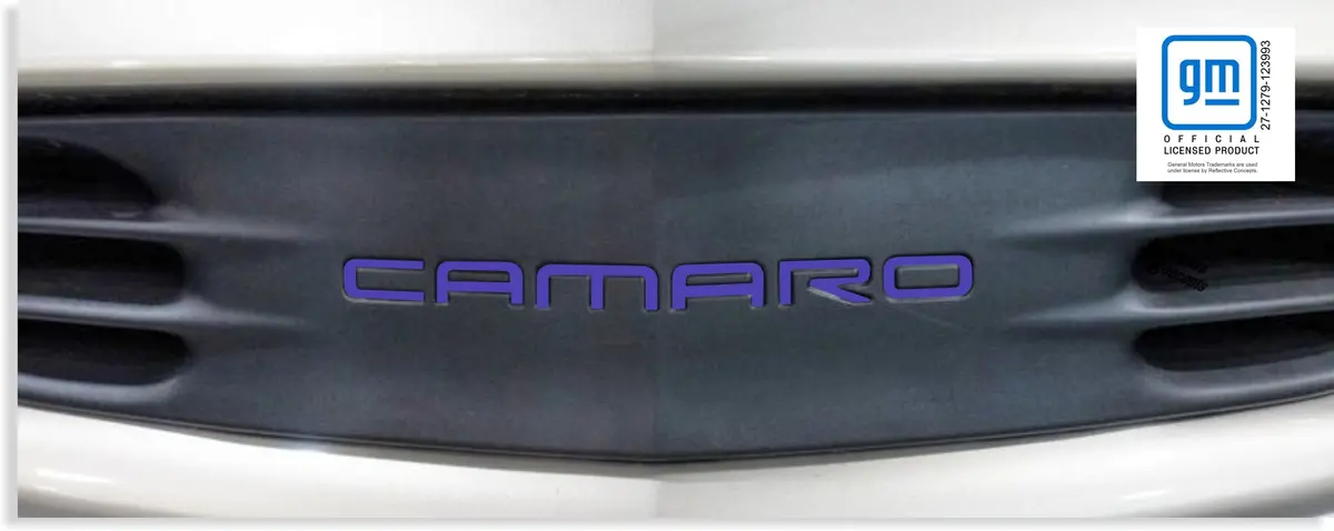 Front Lettering Inlay Decal - 93-02 Camaro 1