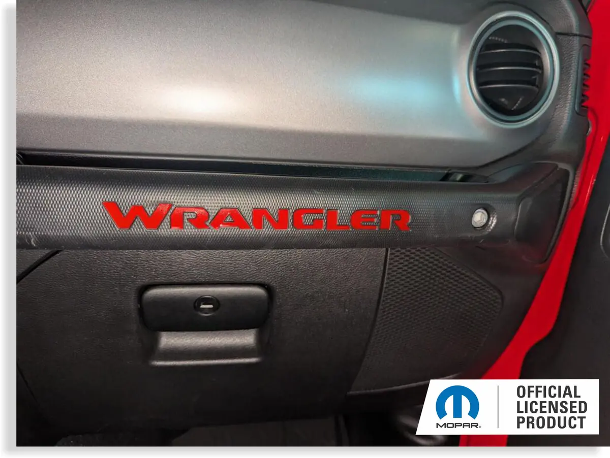 Wrangler Grab Bar Inlay Sticker -  2018-2024 Wrangler Jl/Jlu 1