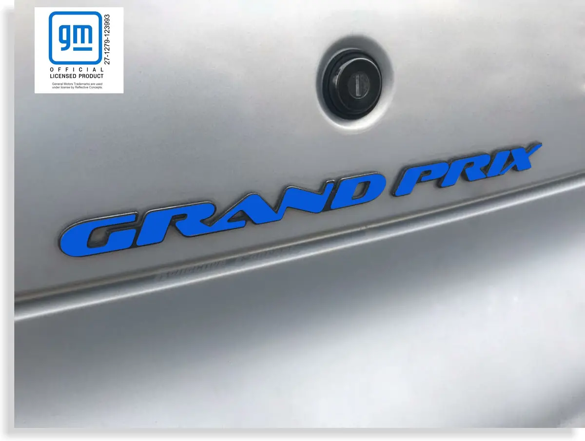 Trunk Badge Overlay Decal - 97-03 Grand Prix 1