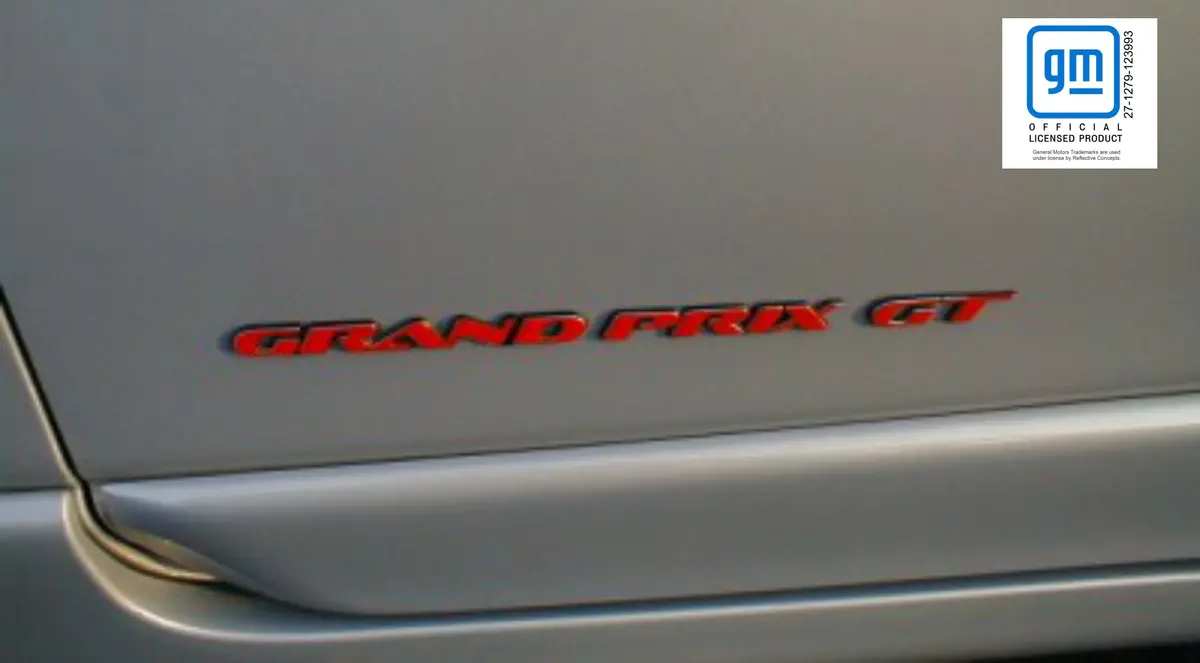Door And Trunk Badge Overlays Set Of 3 - 97-03 Grand Prix Gt 1