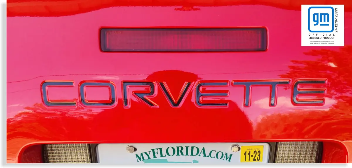 Corvette Lettering Inlay Decals - C4 (91-96) Corvette 1