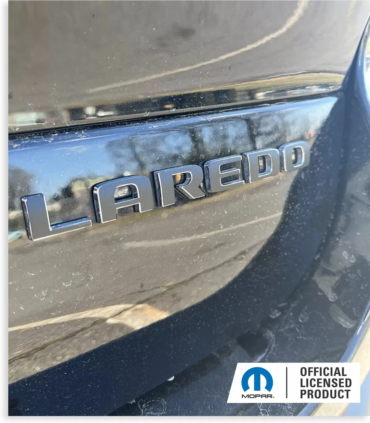 Laredo Emblem Overlay Decal - 2022-2025 Grand Cherokee Laredo 1