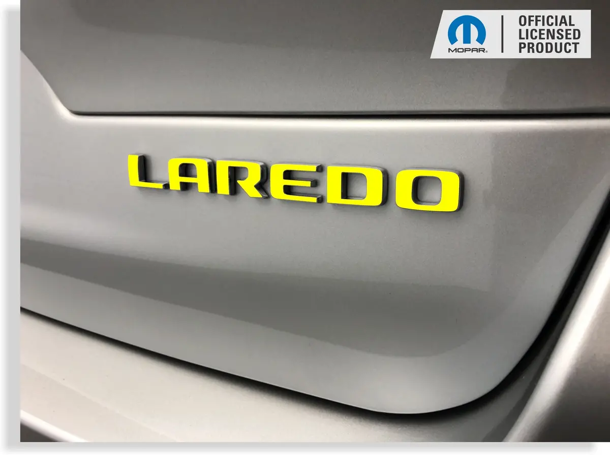 Laredo Emblem Overlay Decal - 2021-2025 Grand Cherokee L Laredo 1
