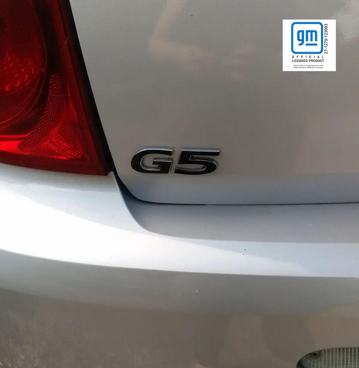 G5 Emblem Overlay Decal - Pontiac G5 1