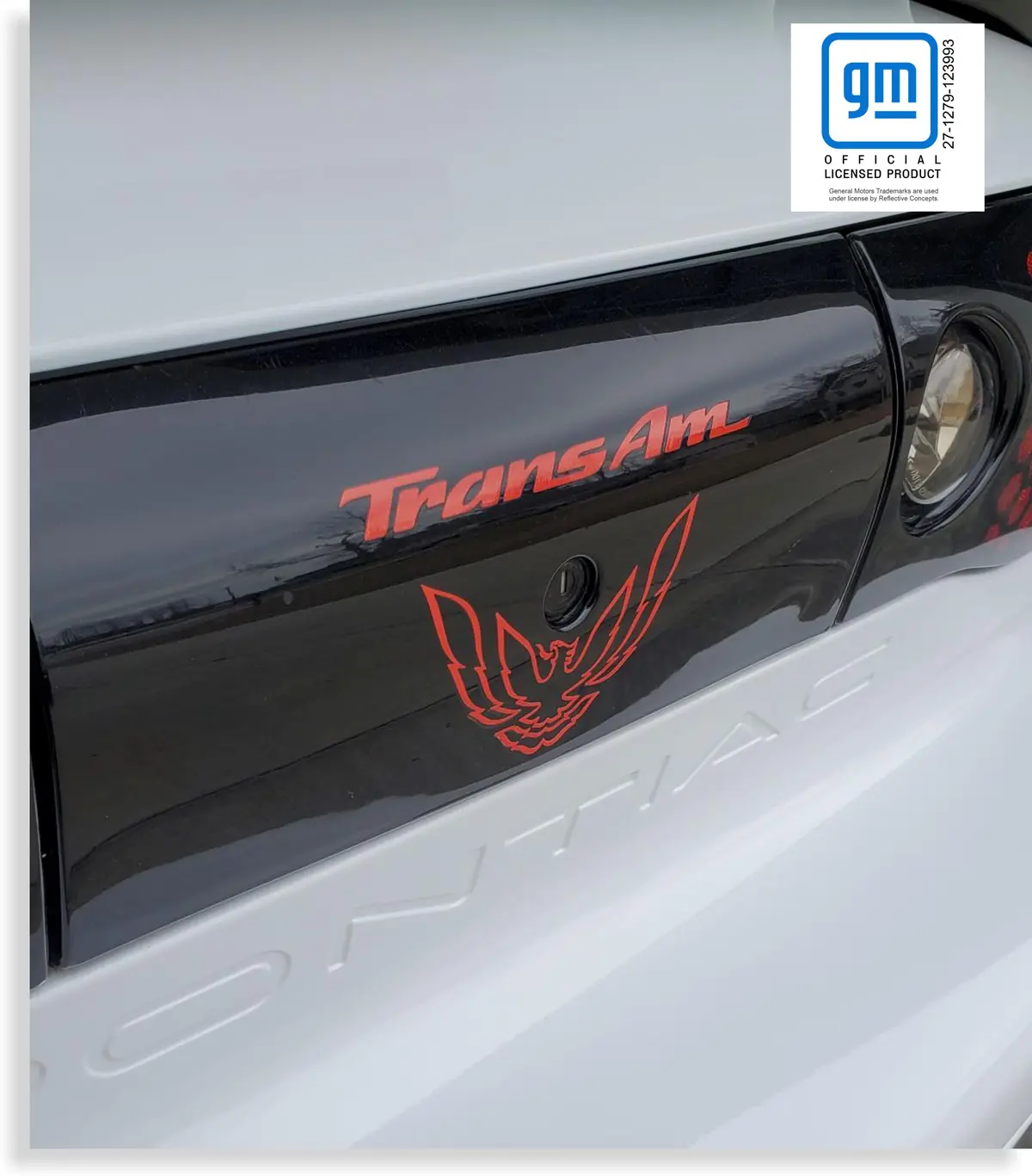 Rear Panel Overlay Decals - 93-02 Trans Am 1