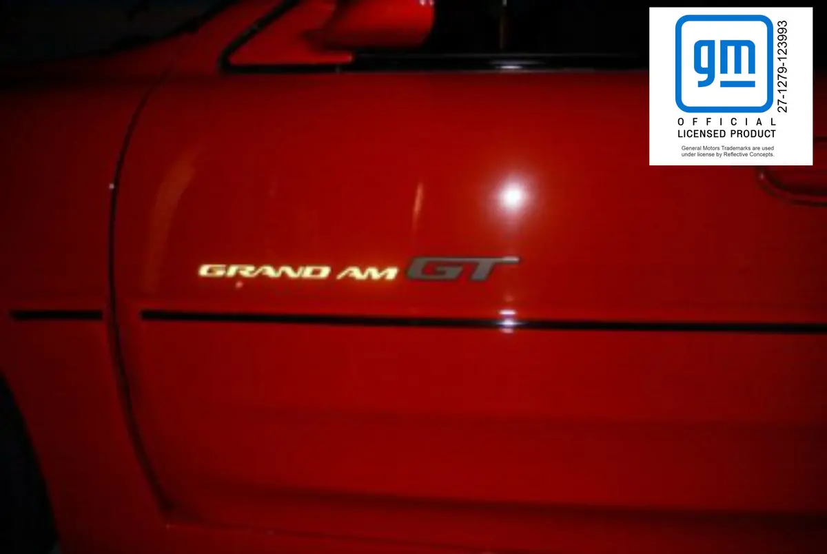 Badge Overlay Decals Door And Trunk - 96-05 Pontiac Grand Am Gt 1