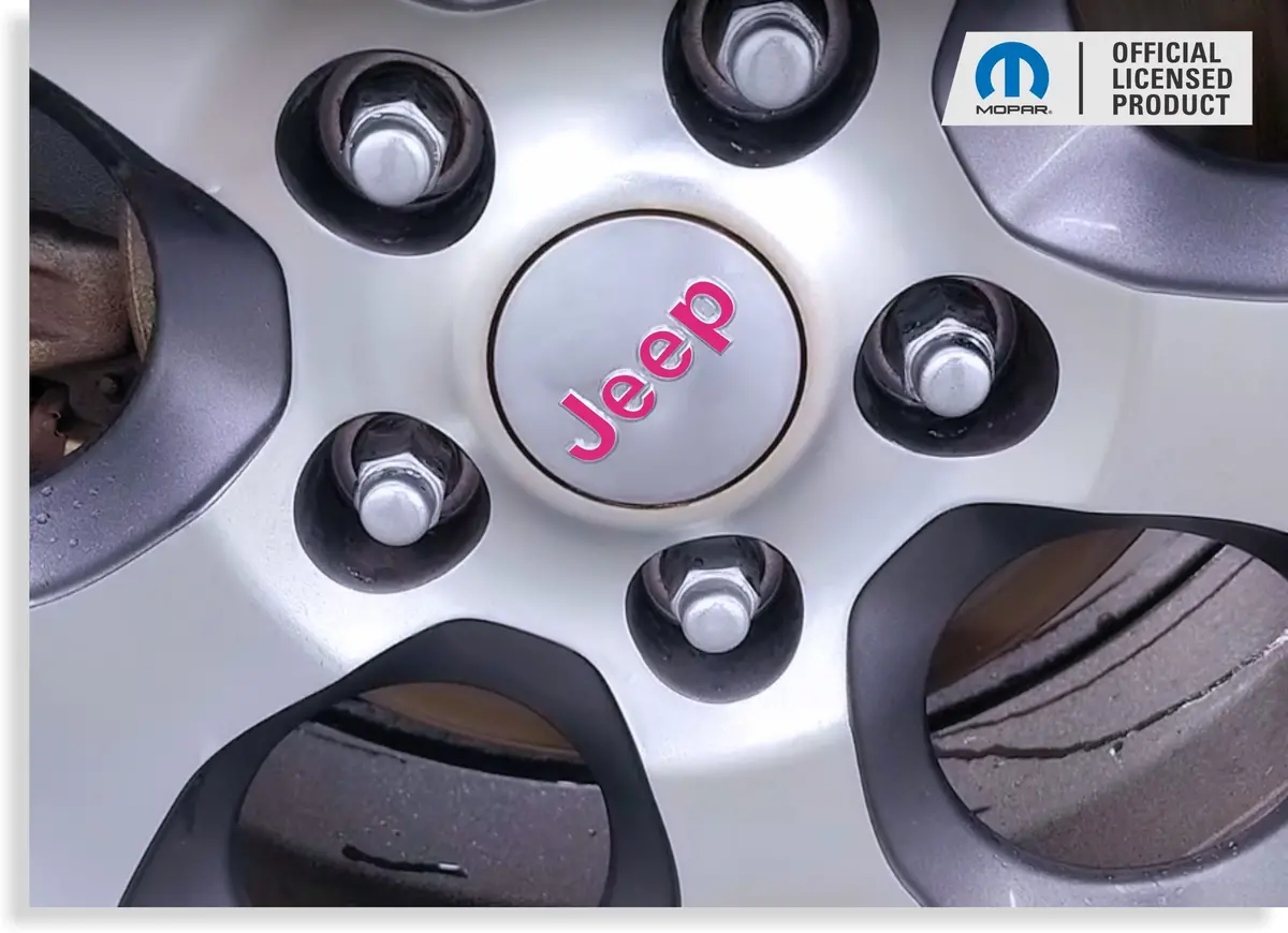 Jeep Center Cap Overlay Decals For Wrangler 1