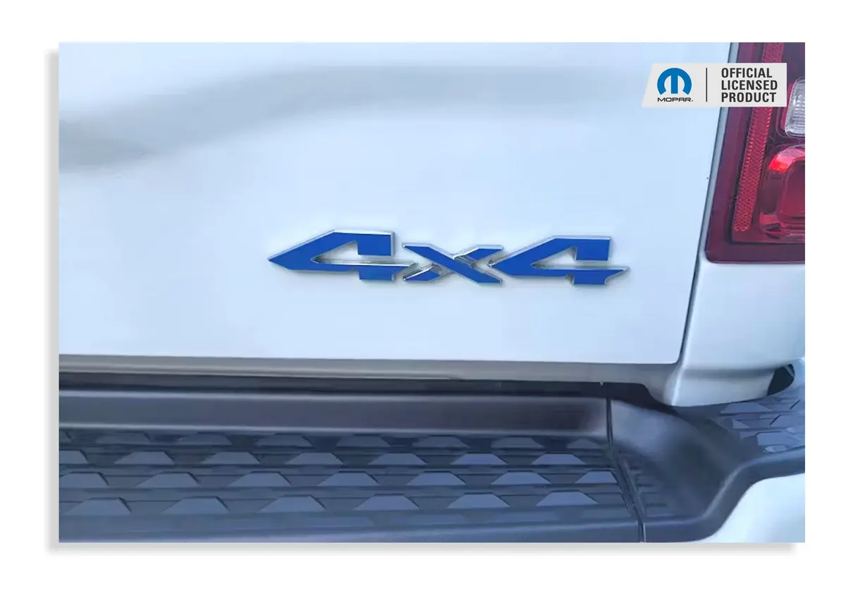 4X4 Emblem Overlay Decal - 2019-2026 Ram 1500, 2500, 3500 1