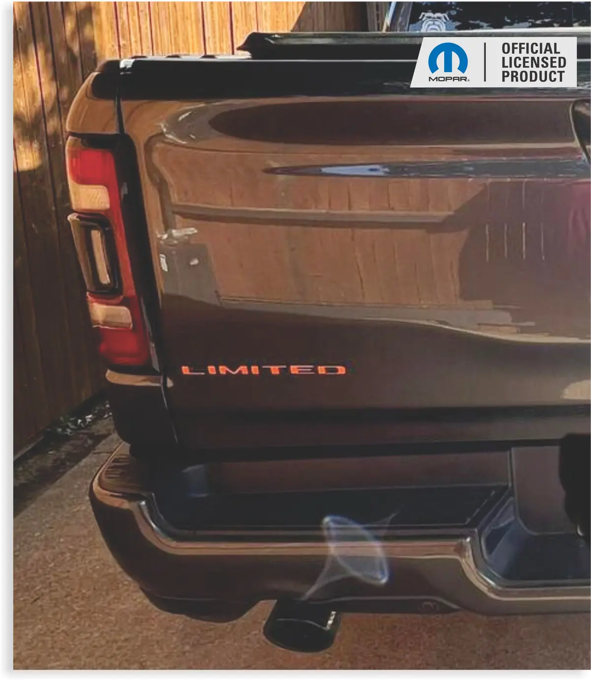 Limited Tailgate Emblem Overlay Decal - 2019-2023 Ram Limited 2500 3500 1