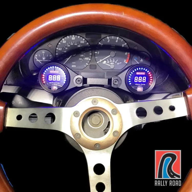 Rally Road Steering Column Mounted Gauge Pods, Bmw E46 1