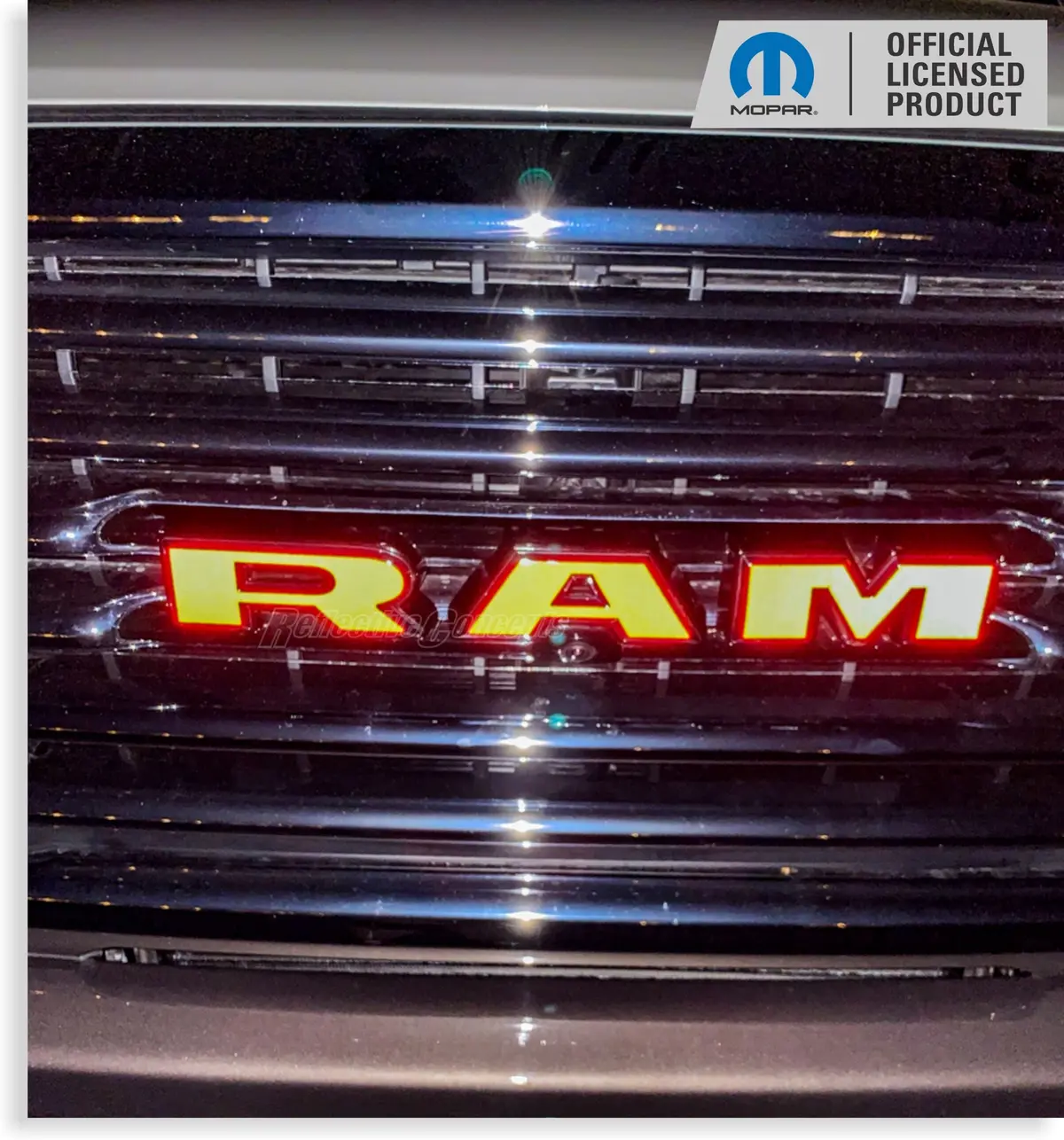 Ram Grille Emblem Overlay Decal   - 2019-2024 Ram 2500 3500 1