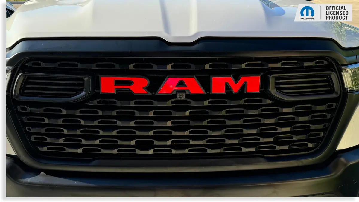 Ram Grille Emblem Overlay Decal   - 2025-2026 Ram 1500 1