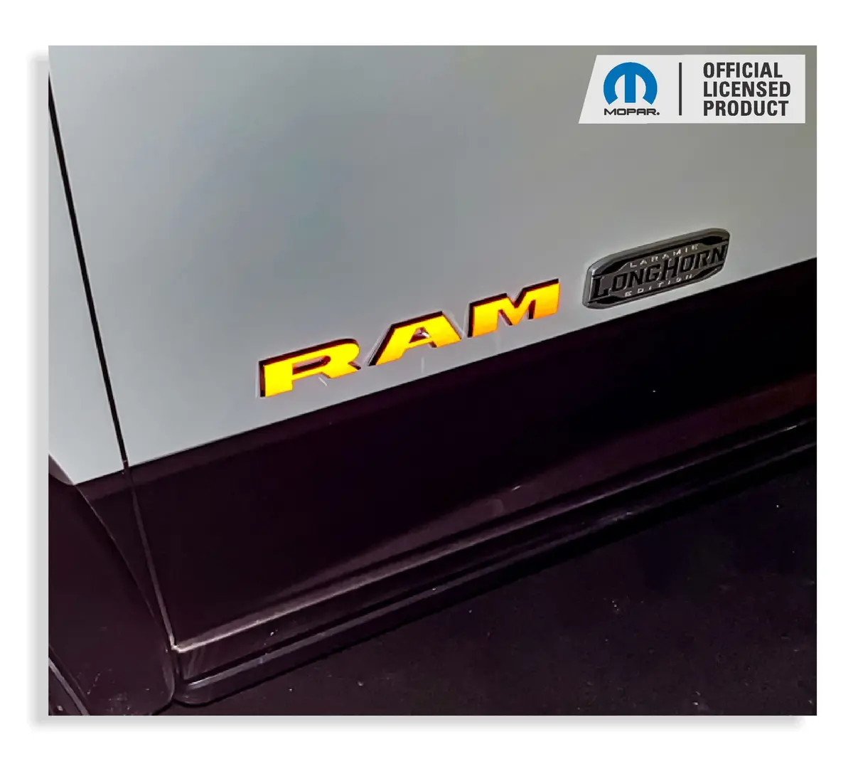 Ram Door Emblem Overlay Decals   - 2019-2024 Ram 2500, 3500 1