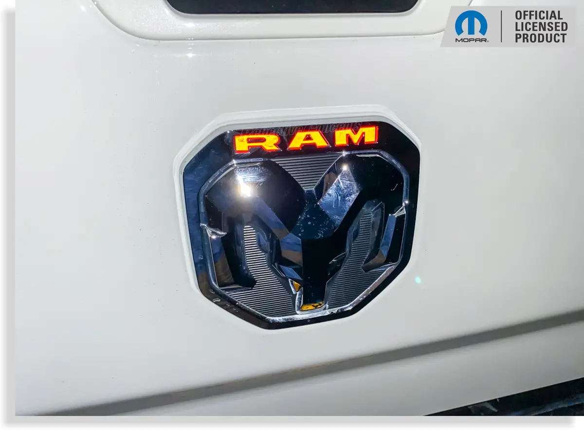 Ram Rear Emblem Inlay Decal - 2019-2024 Ram 1