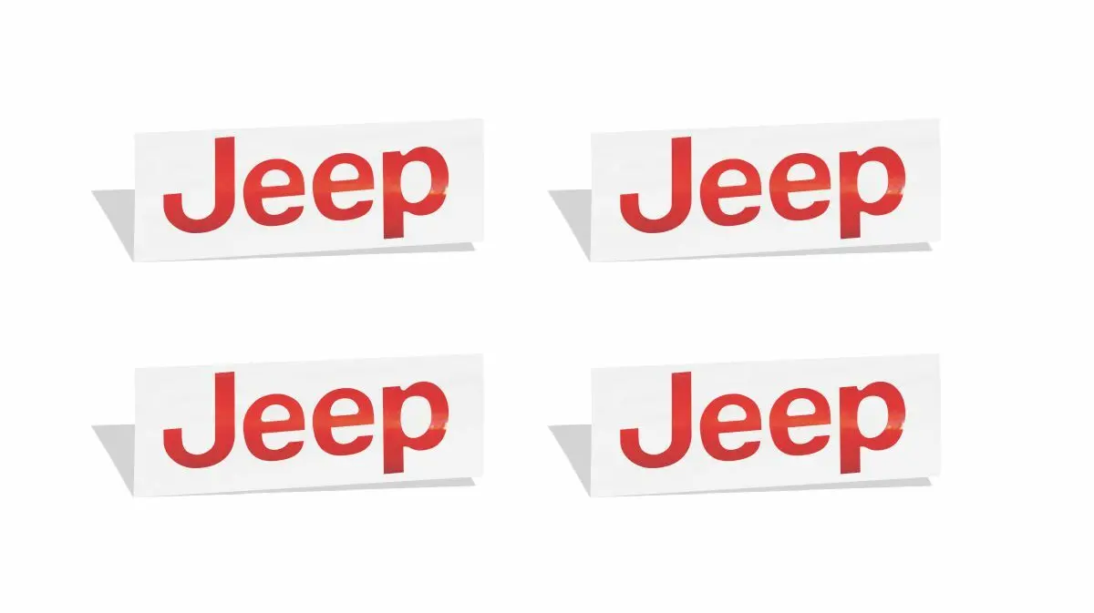 Steel Wheel Cover Jeep Inlay Decals For Wrangler Jl Sport 3