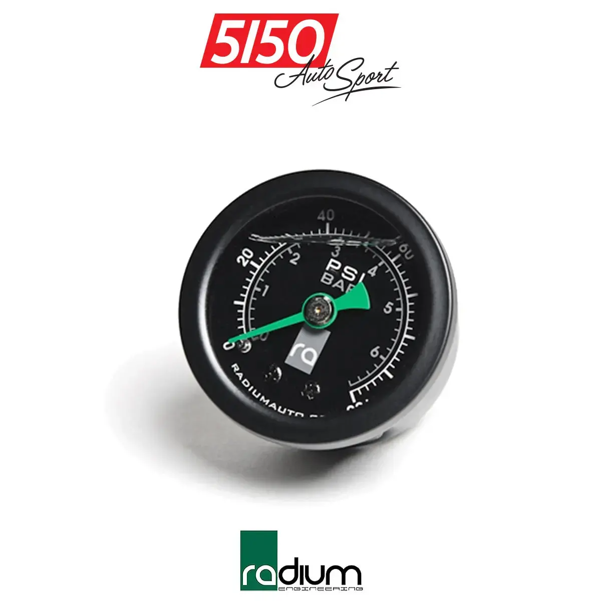 Radium Engineering Fuel Pressure Gauge, 0-100 Psi 1