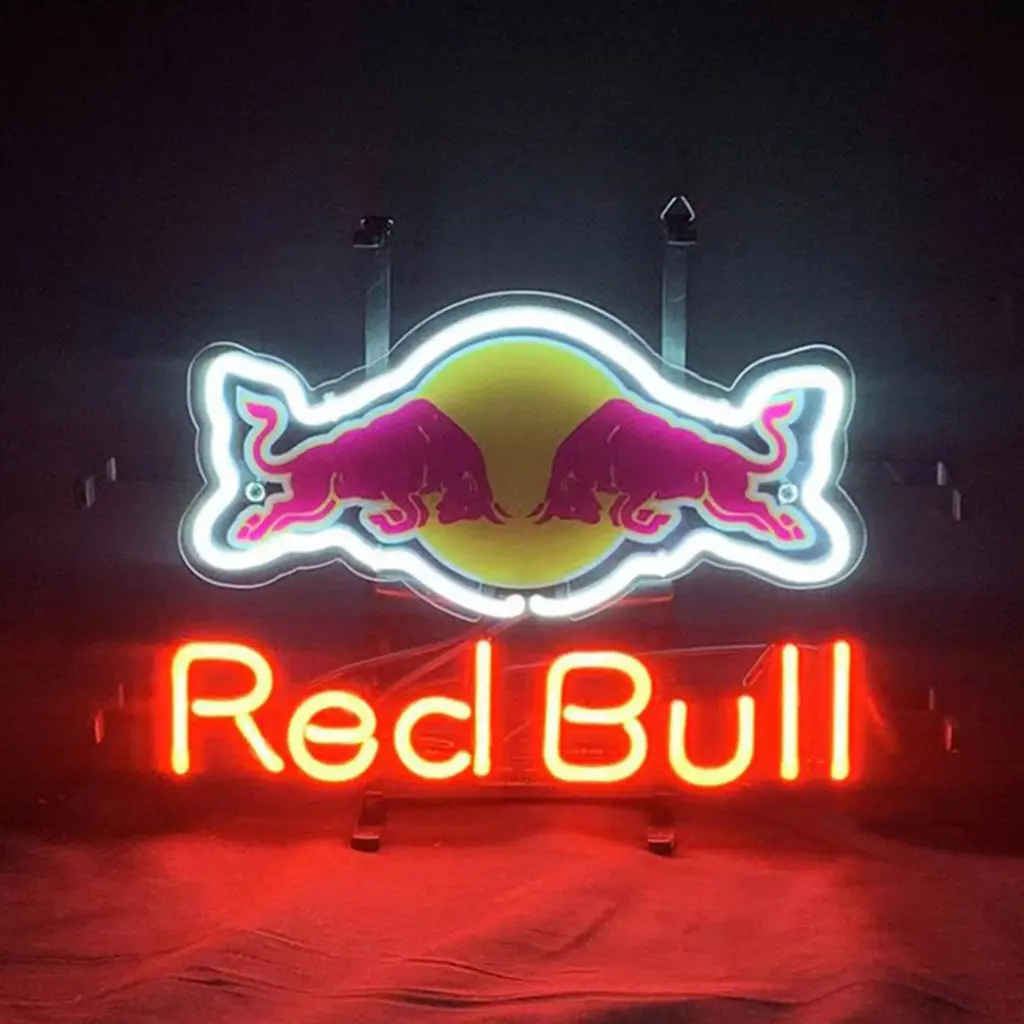 Red Bull Sport Drink Neon Signs Light 1