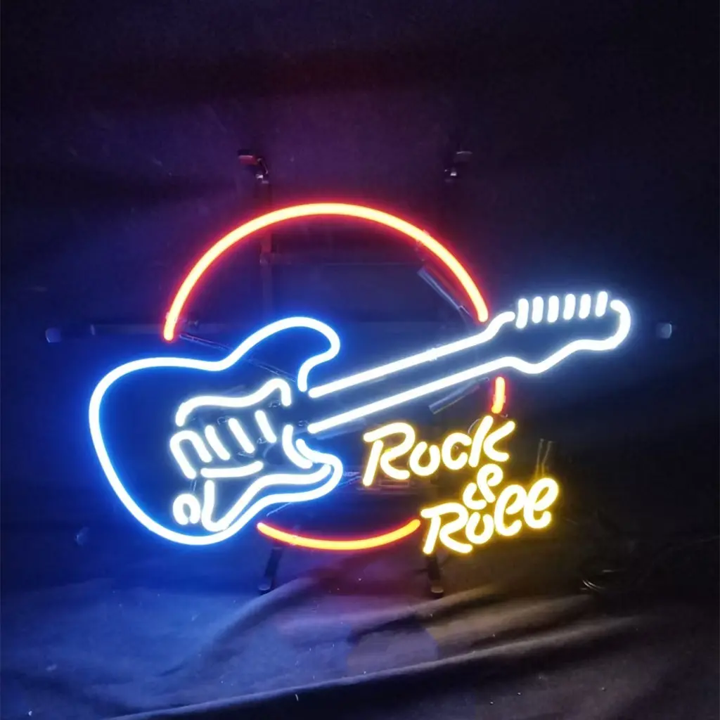 Rock&Roll Guitar Neon Signs 1