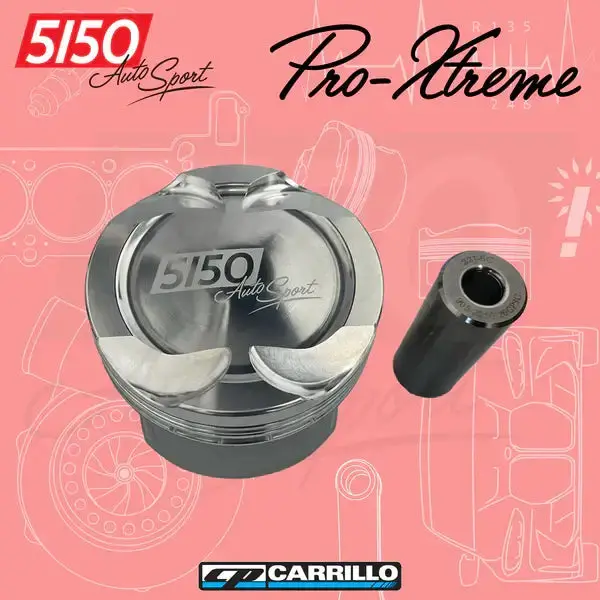 Bmw S52 Stroker Pistons 3.4L/3.5L, Cp-Carrillo Pro-Xtreme 1