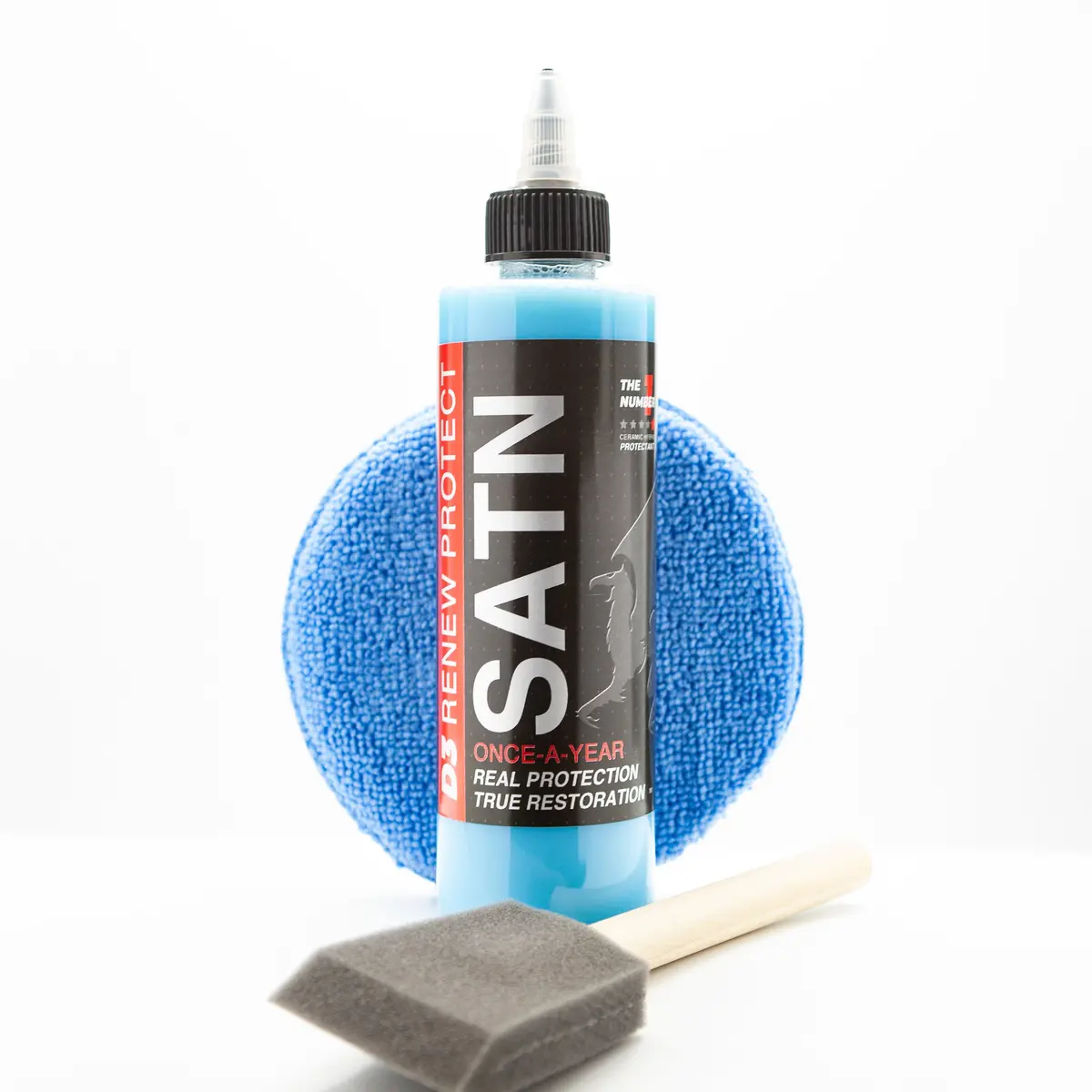Satn Full Kit, Semi-Permanent Protectant | Ceramic Hybrid Oem Restoration, Dry Rot Prevention, Car, Rv, Aircraft, Motorcycle, Atv & Golf Cart Dry-Seal Safe! 1