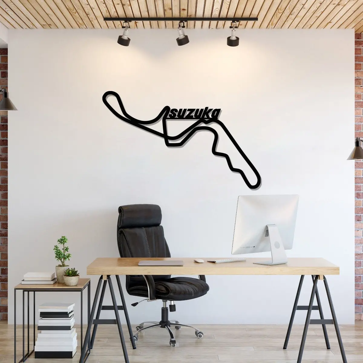 Suzuka Formula 1 Metal Circuit Wall Art - Mt1100 1