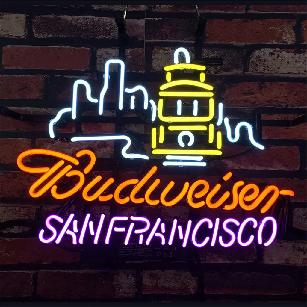 San Francisco City Syline Budweiser Neon Signs 1