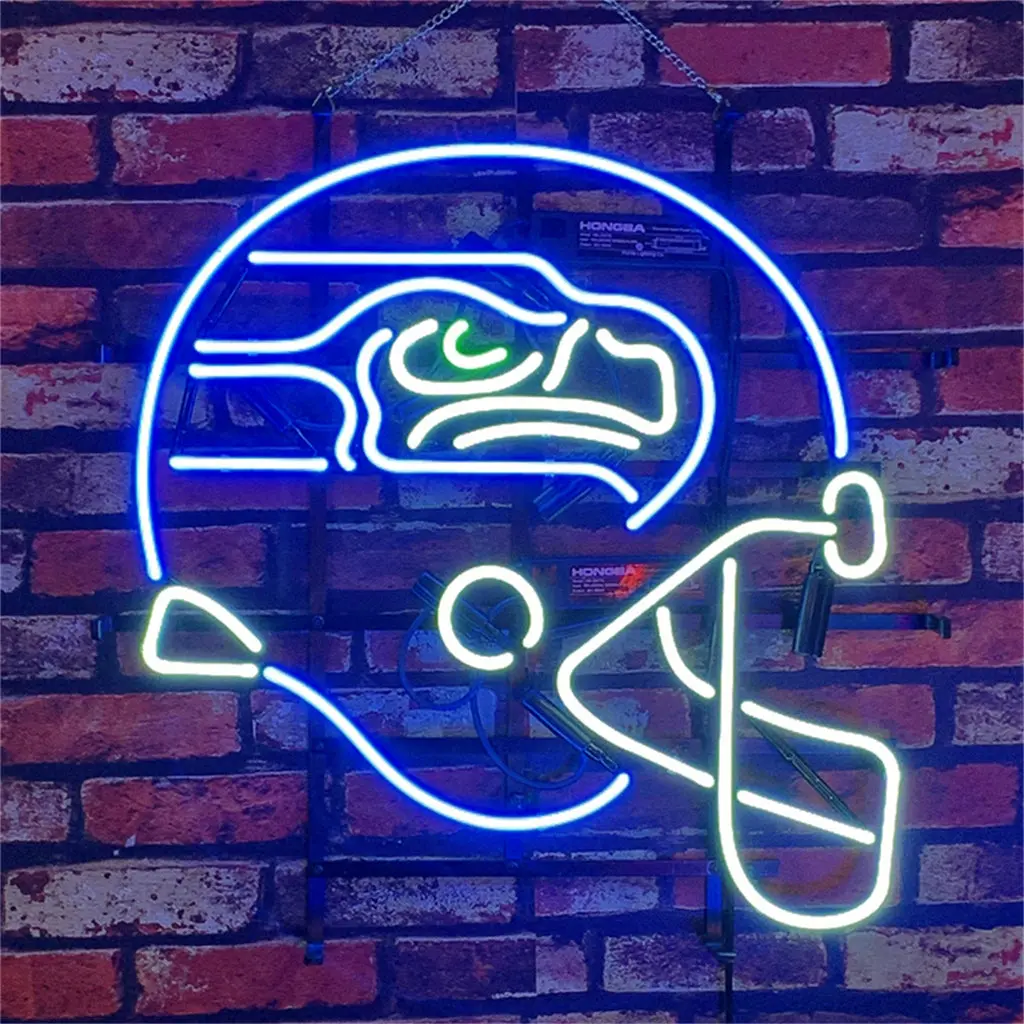 Seattle Seahawks Helmet Neon Signs Light 1