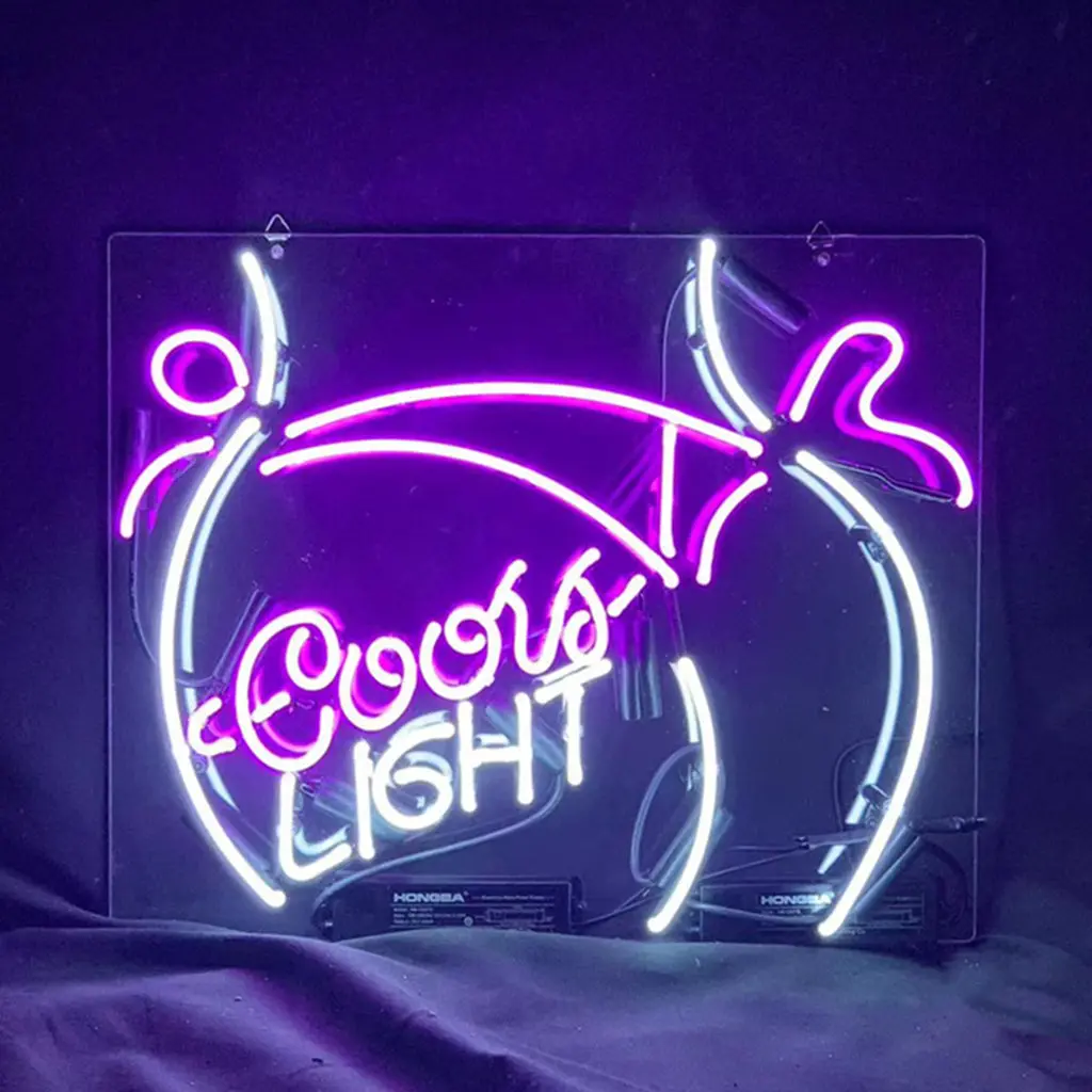 Sexy Girl Butt With Coors Light Neon Signs Light 1