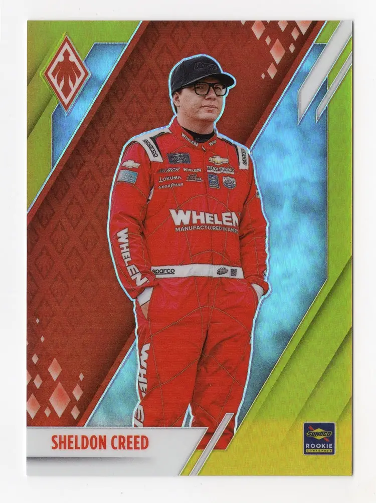 Sheldon Creed 2022 Panini Chronicles Phoenix Racing Rare Gold Prizm (Craftsman Truck Series) Parallel Insert Nascar Collectible Trading Card #10/10 (Only 10 Made) 1
