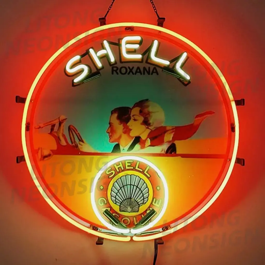 Shell Gasoline Roxana Neon Signs 1