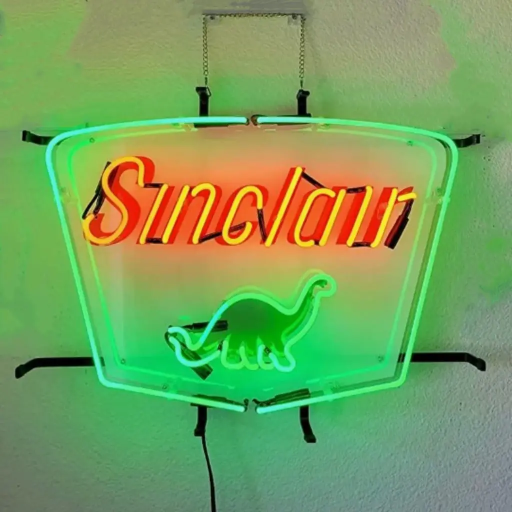 Sinclair Dino Gasoline Neon Signs Light 1