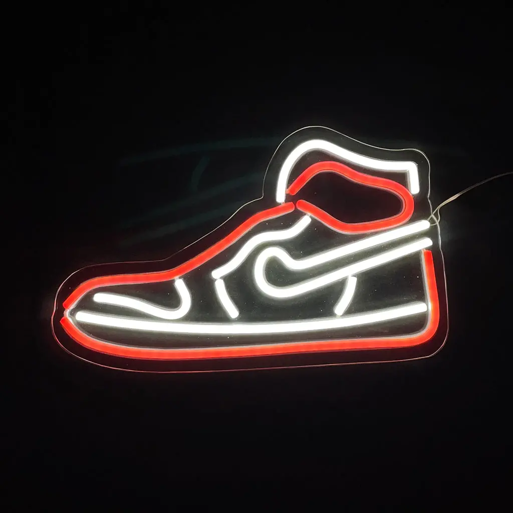 Red Sneaker Led Neon Light 1