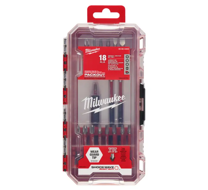 Juego De Puntas Impacto Driver 18 Piezas | Milwaukee 1