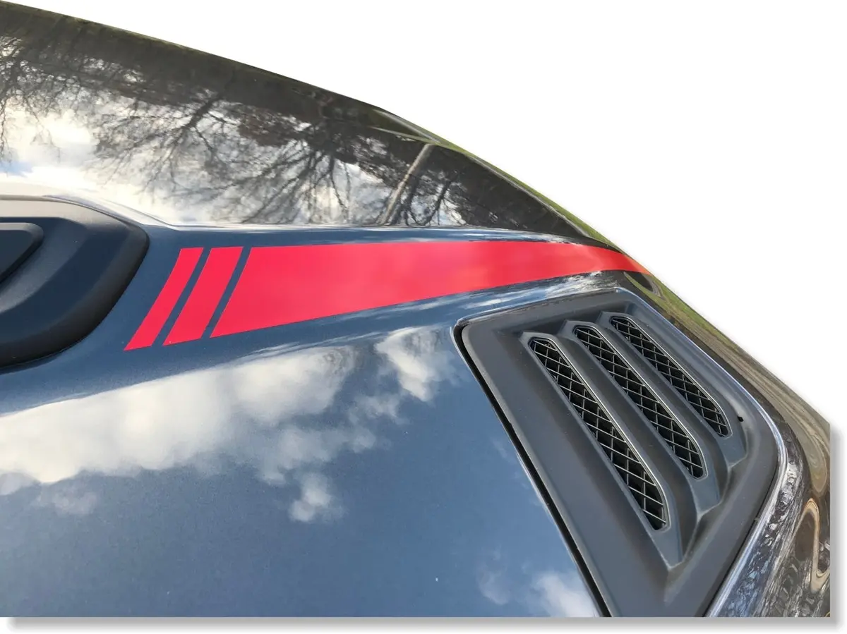 Hood Spear Stripes - 2019-2026 Ram 1500 Rebel & Sport Hood 1