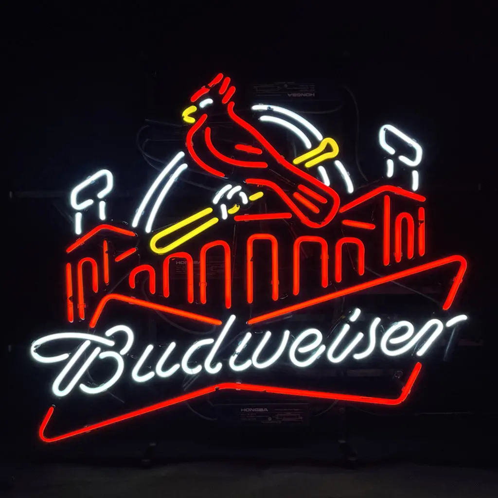 St.Louis Cardinals Stadium Budweiser Neon Signs Light 1